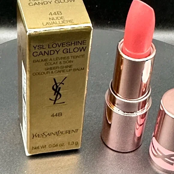NIB Yves Saint Laurent Loveshine Candy Glow Lip Balm - shade 44b nude - Picture 2 of 5